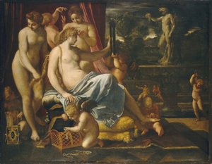 Venus Adorned by the Graces by Annibale Carracci